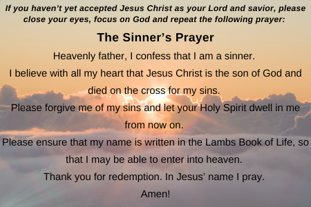 the sinner's prayer