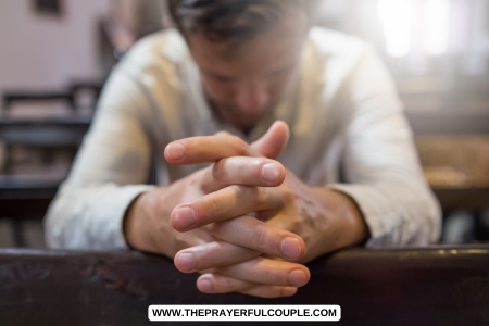 man learning how to pray for a fatherless granddaughter