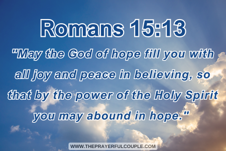 Romans 15:13 good morning Saturday blessings and prayers