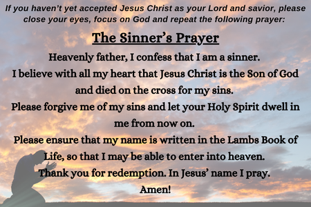sinner's prayer
