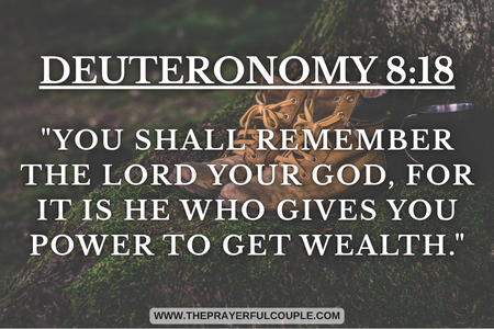 Good morning Thursday blessings - Deuteronomy 8:18