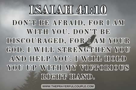 Prayer for Thursday morning - Isaiah 41:10