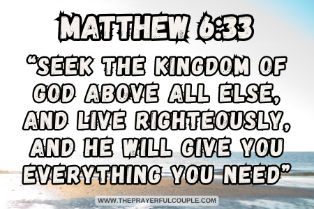 Spiritual inspiration Thursday blessings - Matthew 6:33