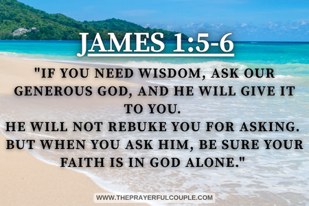 Thursday morning prayer blessings - James 1:5-6