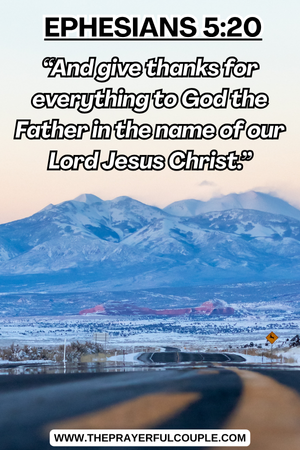 Ephesians 5:20 scripture about being grateful