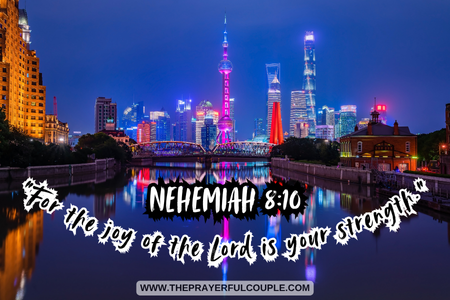 Thursday morning blessings and prayers - Nehemiah 8:10