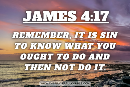 Thursday motivational quotes - James 4:17