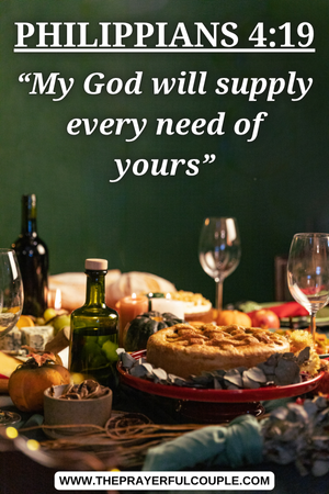 gratefulness Bible verse - Philippians 4:19