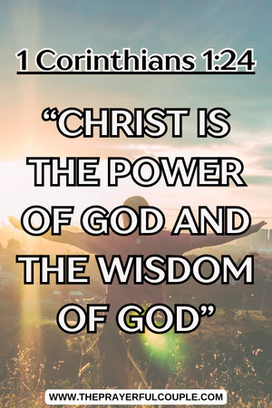 gratitude Bible verses - 1 Corinthians 1:24