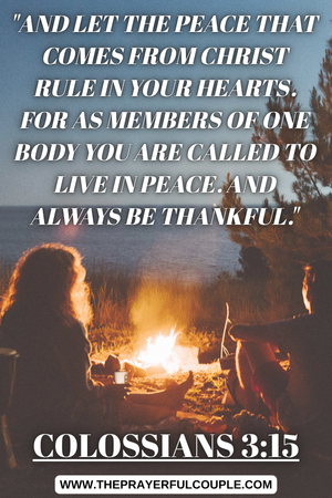 gratitude in the Bible - Colossians 3:15