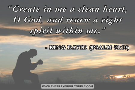 psalm 51:10 prayer for fasting and prayer